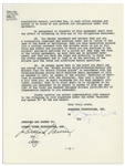 ''Snow White and the Three Stooges'' 1960 Contract Signed by Moe Howard, Larry Fine & Joe DeRita -- 22pp. Contract & Letters Regarding Film Include Compensation, Etc. -- 8.5'' x 11'', Near Fine